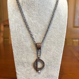 Silpada silver and bronze necklace
